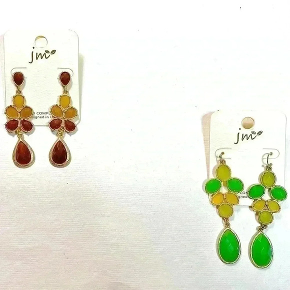 Dangling Statement Earrings Bundle, two sets - Picture 5 of 6